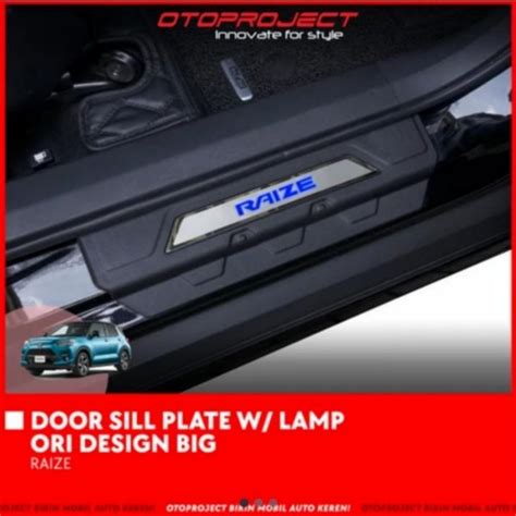 Jual Door Sillplate Sill Plate Pintu Samping Big Design Led Biru