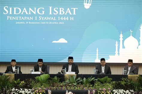 Hasil Sidang Isbat Syawal H Jatuh Pada April Trigger