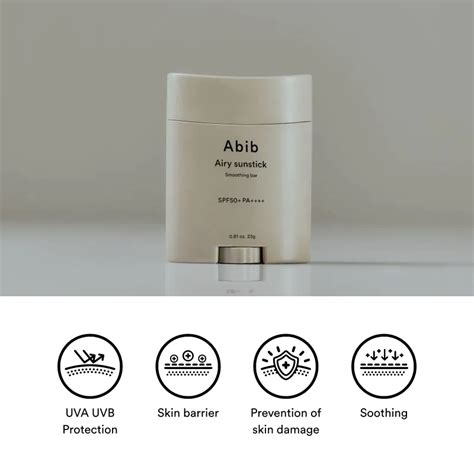 Abib Airy Sunstick Smoothing Bar 23g Elegance