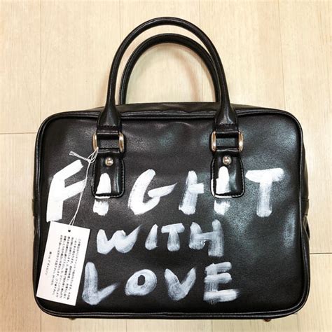 Comme Des Garcons 新品 コムデギャルソンガール メッセージペイントバッグ 青山バッグの通販 By Chellsea｜コムデギャルソンならラクマ