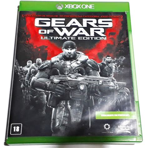 Jogo Gears Of War Ultimate Edition Xbox One Xone Mídia Física Original