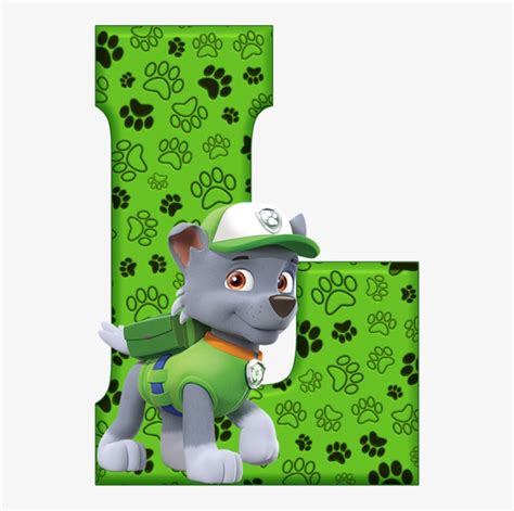 Download Paw Patrol Alphabet Letters Clipart Alphabet Paw Patrol