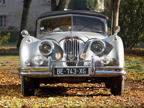 Hd Wallpaper 1954 Coupe Drophead Jaguar Retro Xk140 Wallpaper Flare