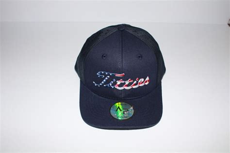 Usa Titties Golf Snapback Mesh Trucker Hat Not Titleist Funny Golf T