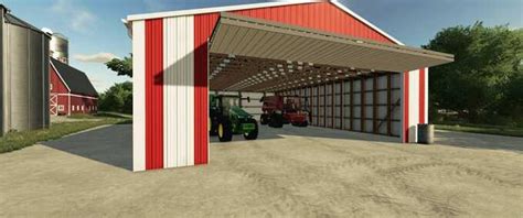 FS22 American Shed Pack v 1 0 Placeable Objects Mod für Farming