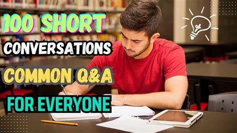 English Conversation Practice 100 Common Questions And Answers In