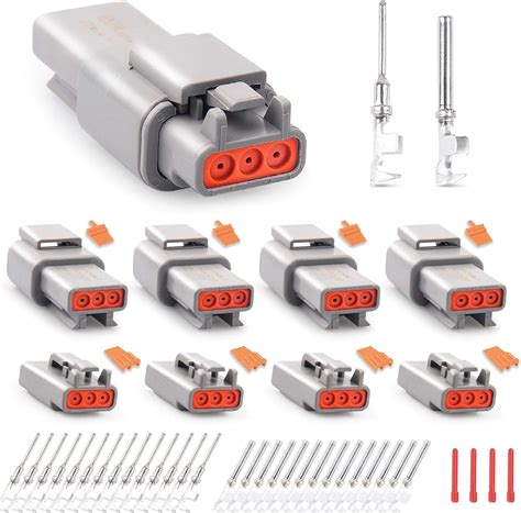 Amazon Jrready St Deutsch Dtm Gray Pin Connector Set