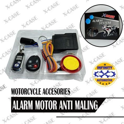 Jual Alarm Motor Remote Alarm Pengaman Motor Anti Maling Motor Xcase Di