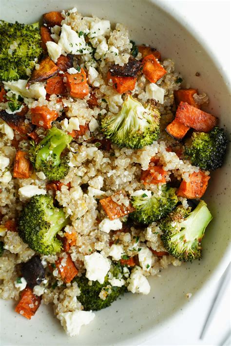 Broccoli Salad With Quinoa And Sweet Potato