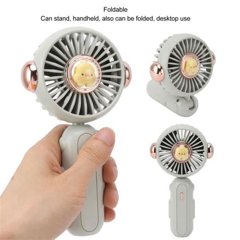 Qiilu Mini Ventilateur Portable Mini Ventilateur Pliable Mignon L Ger