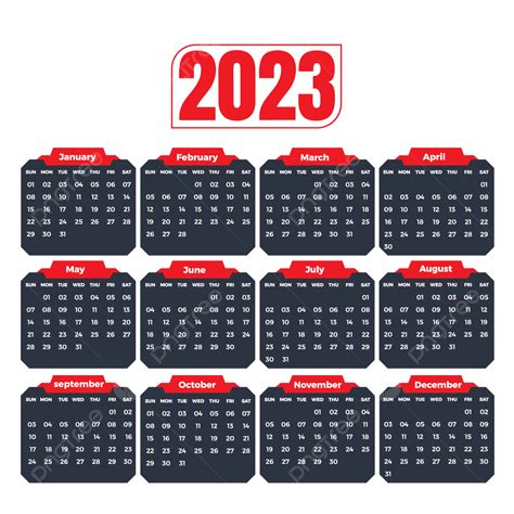 Diseno De Calendario 2023 Png 2023 Calendario 2023 Fecha Calendario Images