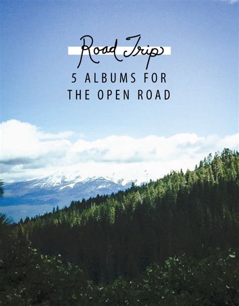 ROAD TRIP: 5 ALBUMS FOR THE OPEN ROAD - Glisten and Grace