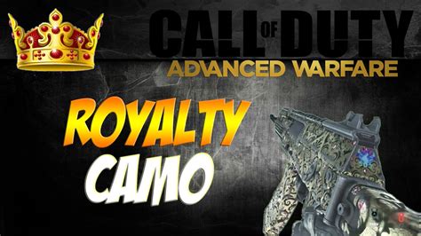 Royalty Camo Call Of Duty Advanced Warfare Assault Rifles Youtube