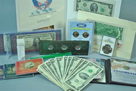 Group Of Collectible Us Coins & Currency