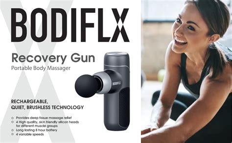 Bodiflx Recovery Massage Gunmini Pocket Sizedportablemuscle Massage Gundeep Tissue