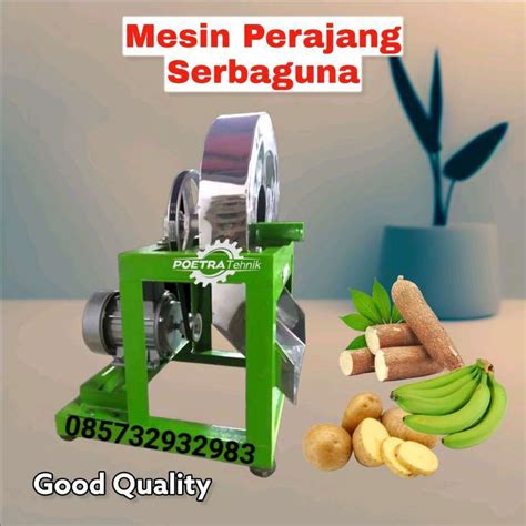 Jual Mesin Rajang Singkong Pisang Kentang Alat Pemotong Perajang Umbi