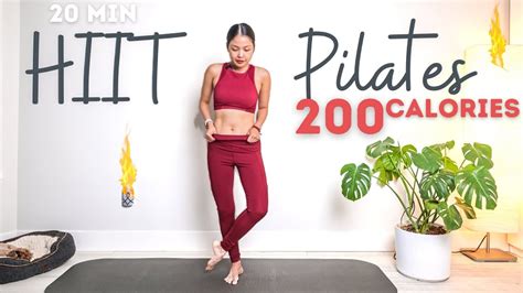 Crazy HIIT Pilates Workout 20 Min Calories Fat Burning YouTube