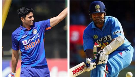 Shubman Gill Smashes Sachin Tendulkar S Year Old Massive Odi Record