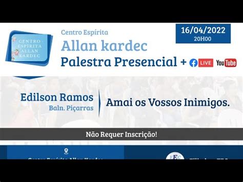 Palestra Esp Rita Amai Vossos Inimigos Youtube