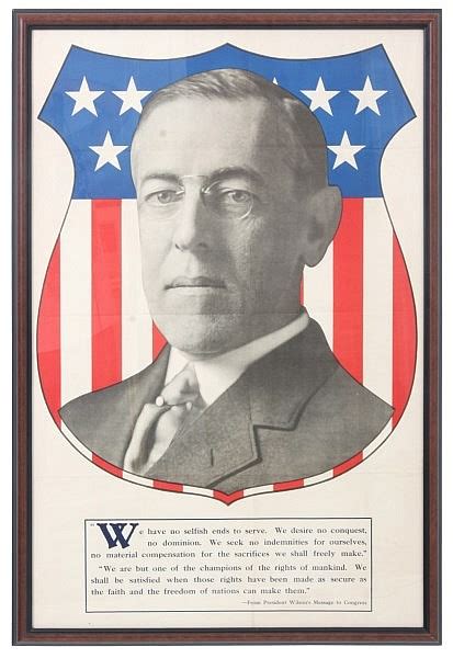 Lot Woodrow Wilson Political Poster