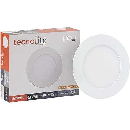 Tecnolite Lámpara de Techo para Interior de Casas con Luz Led de 6 W