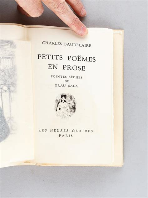 Petits Poëmes en Prose 2 Tomes Complet by BAUDELAIRE Charles