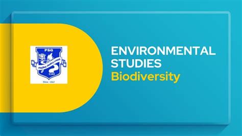 Biodiversity And Its Conservation Ppt