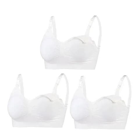 3pclot Maternity Nursing Bras Cotton Breastfeeding Pregnant Women