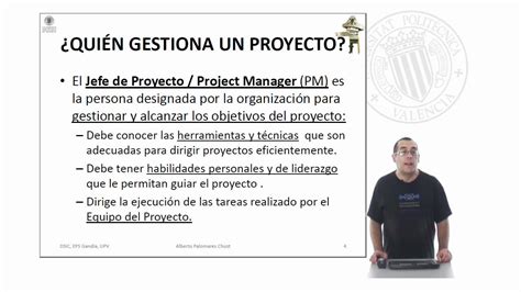 Conceptos Básicos De Gestión De Proyectos Upv Youtube