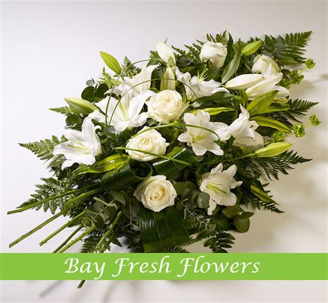 Sympathy Wreath With White Lilies And Roses Buy In Vancouver Fresh