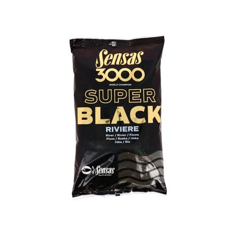 Zanęta Sensas 1kg 3000 Super Black Riviere Centrum wędkarskie