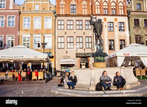 Old Market Square Poznan Poland Stock Photo Alamy