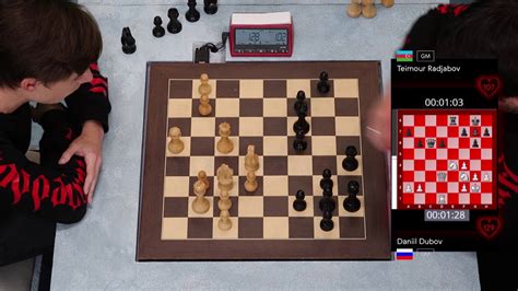 World Chess Armageddon Daniil Dubov Vs Teimour Radjabov Youtube