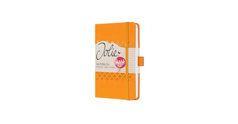 SIGEL JN210 Notizbuch Jolie Hardcover Mango Orange Liniert Ca A6