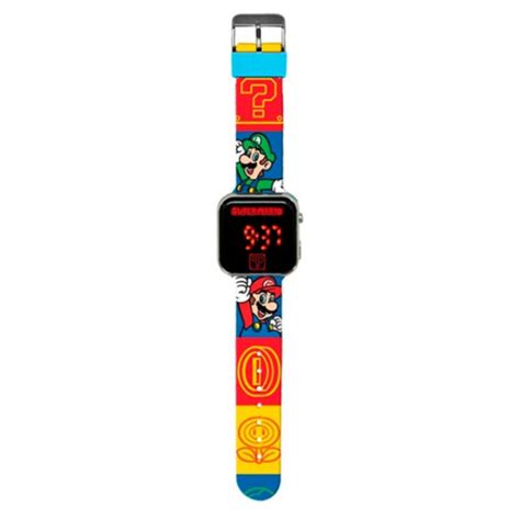 RELOJ DIGITAL LUZ LED SUPER MARIO La Casita De Los Regalitos