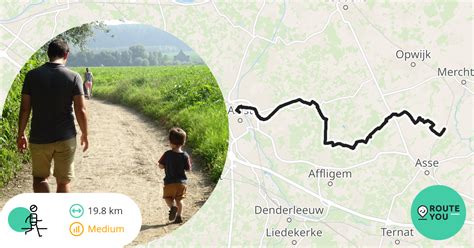 Treinstapper Mollem Aalst Recreatieve Wandelroute RouteYou