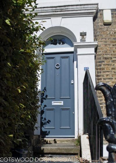 Classic Victorian Front Door And Arched Fanlight Cotswood Doors London