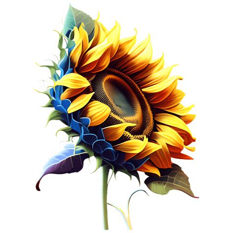 Gráfico Digital De Girasoles Vibrantes · Creative Fabrica