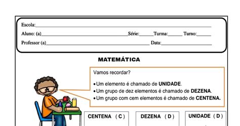 Blog Educação E Transformação 👍matemática Decomposição Numérica