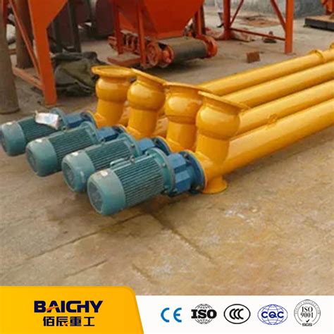 Long Distance Electric Ls Auger Screw Conveyor For Cement Ash