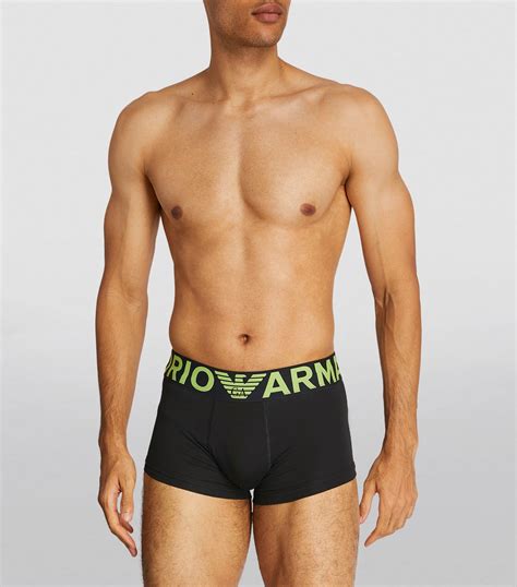 Emporio Armani Stretch Cotton Trunks Harrods Us