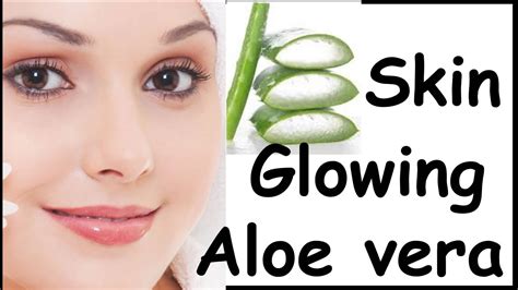 How To Get Clear Glowing Spotless Skin By Using Aloe Vera Gel Youtube