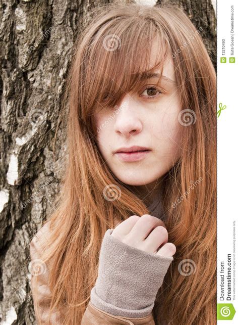 Beautiful Brunette Stock Image Image Of Young Long 13210493