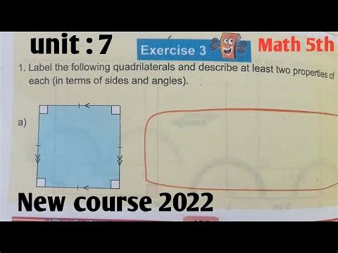 Class 5th Math Unit 7 Geometry Exercise 3 Ptb And Kptbb New Course 2022