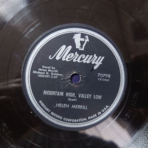 Yahoo Mercury Rpm Come S Love Helen Merrill