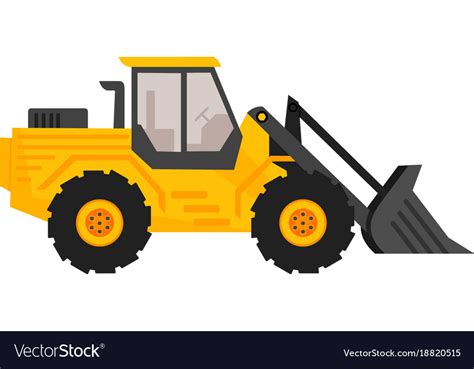 Realistic Construction Loader Cartoon Vector Clipart Friendlystock – NBKomputer