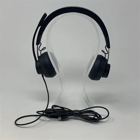 Logitech Zone 750 Wired Noise Canceling On Ear Headset Black 981 001103 Ebay