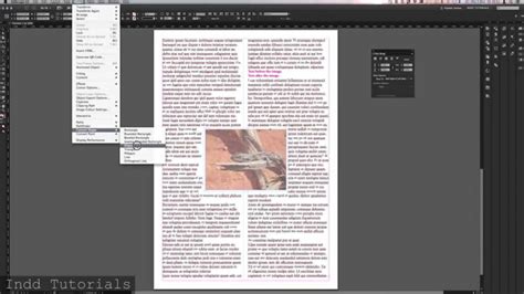 How To Use The Text Wrap Function In Adobe Indesign Tutorial Full Hd Youtube