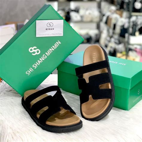 ĐẶT TĂNG 1 SIZE DÉP LÊ CHỮ H QUAI DA 3M DÉP LÊ CHỮ H QUAI NGANG BẢN ĐẸP HOT HIT Shopee Việt Nam