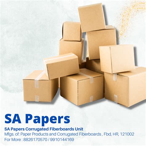 Sa Papers Corrugated Box 3ply 5 Ply And Printed At Rs 50 Piece 3